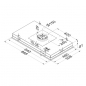 Preview: Novy Pureline 6836 extern Deckenhaube Zeichnung