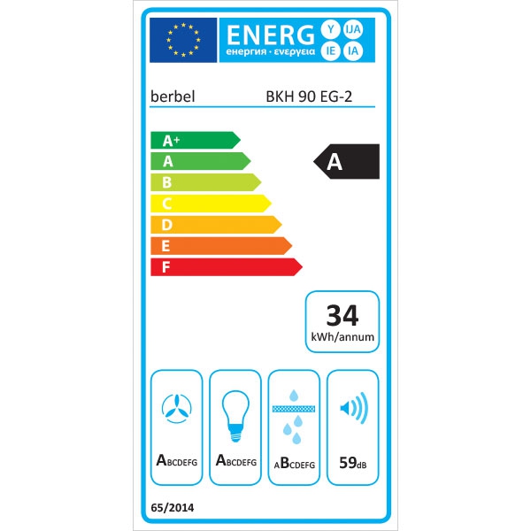 Berbel Ergoline 2 90 cm Glas Dekor silber metallic online kaufen