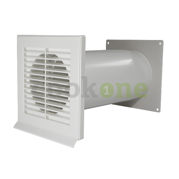EASYTEC Kunststoff Mauerkasten Ø 100 mm weiß 34.110