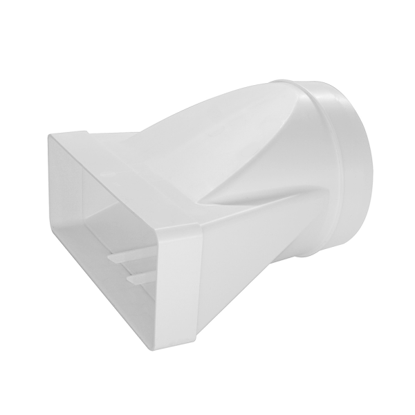 EASYTEC Flachkanal Übergangsstück System 200 x 90 mm auf Ø 150 mm Art. 32180