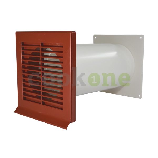 EASYTEC Kunststoff Mauerkasten Ø 125 mm rot 34.121