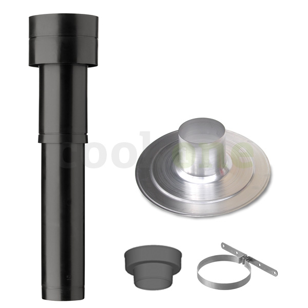 MV PLUS Dachhaube für Flachdach 0° mit Aluflansch DN 100 mm